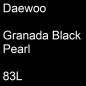 Preview: Daewoo, Granada Black Pearl, 83L.